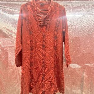 Om Distressed Shakespeare dress